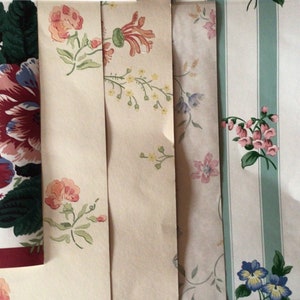 Wallpaper pieces for Junk Journals, Scrapbooks, Art Journals and Paper Crafting