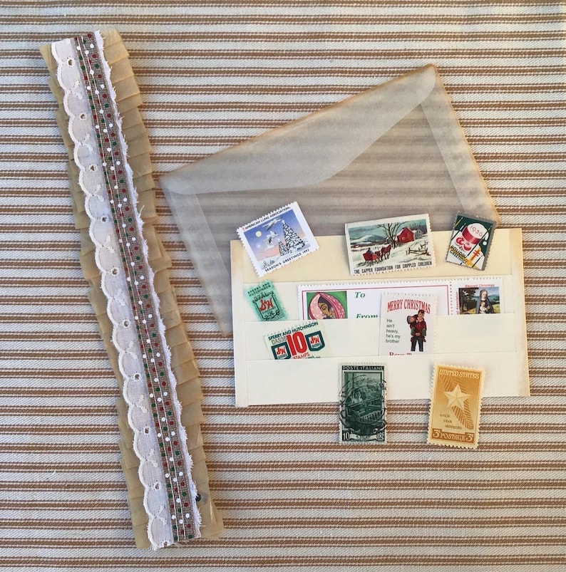 Junk Journal Christmas Ephemera and Embellishments image 7