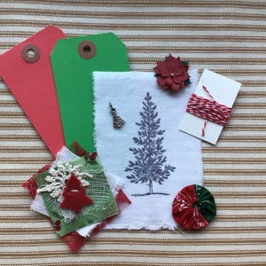 Junk Journal Christmas Ephemera and Embellishments image 10