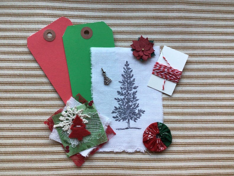 Junk Journal Christmas Ephemera and Embellishments image 10