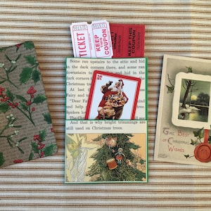 Junk Journal Christmas Ephemera and Embellishments image 4