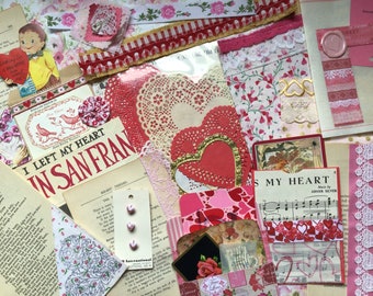 Pakiet Walentynkowy Junk Journal