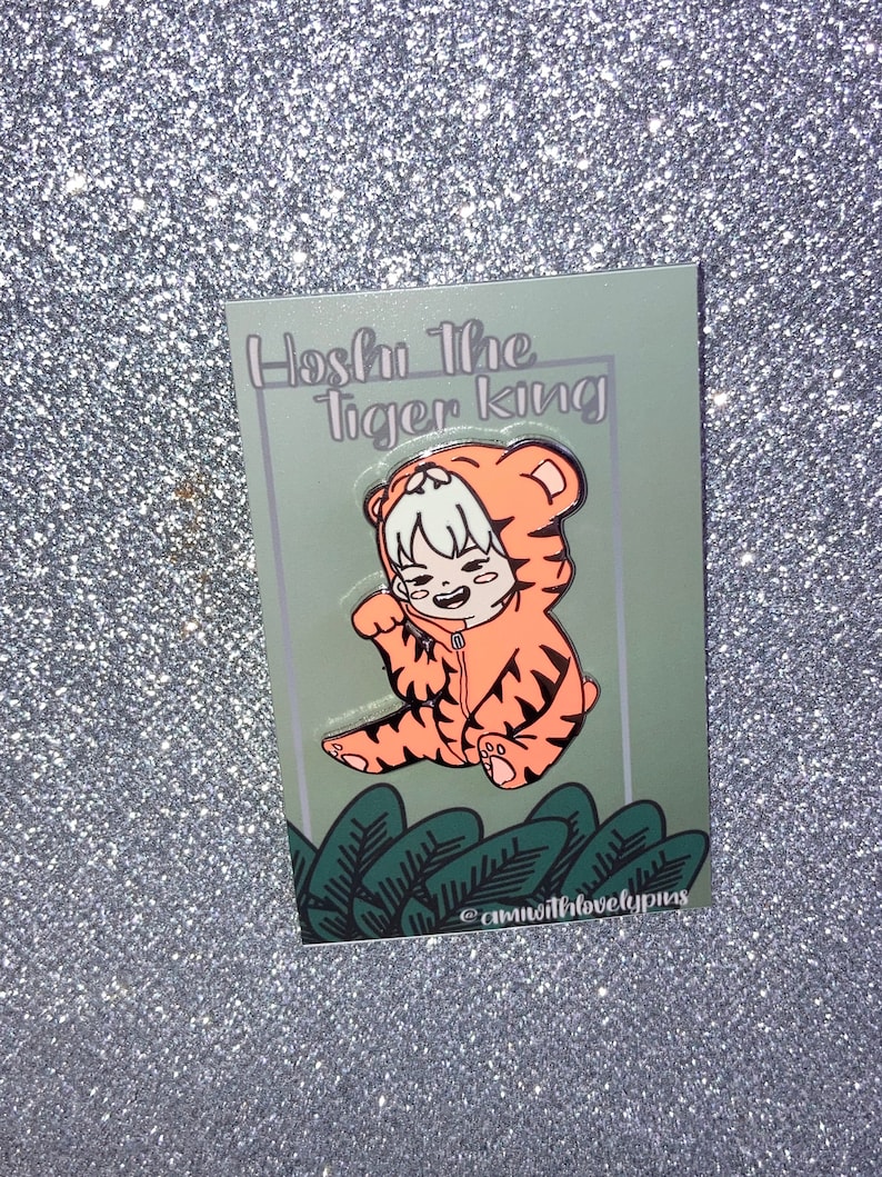 Hoshi the Tiger King Enamel Pin INSTOCK