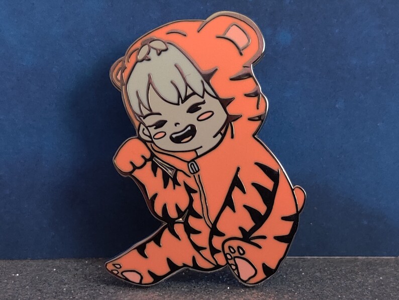 Hoshi the Tiger King Enamel Pin INSTOCK