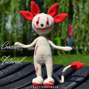 Crochet pattern: Caramel the monster toy PDF Language - English