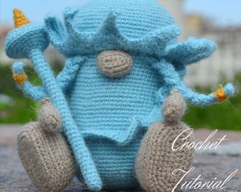 Crochet Pattern: Gnome Lady Liberty PDF Language - English