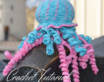 Crochet Jellyfish Pattern. Language - English (US)