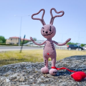 Crochet pattern: Voodoo bunny in love toy PDF Language English image 5