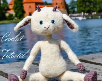 Crochet pattern: Nanny the goat toy PDF Language - English