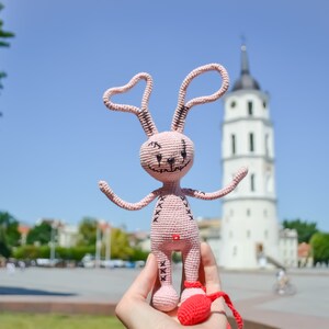 Crochet pattern: Voodoo bunny in love toy PDF Language English image 6