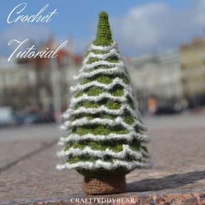 Crochet Pattern: Christmas tree PDF,  Language - English