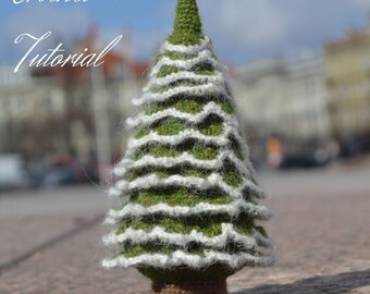 Crochet Pattern: Christmas tree PDF,  Language - English
