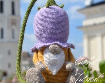 Crochet Pattern: Gnome Bellflower PDF Language - English