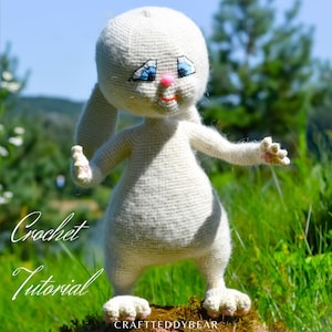 Crochet pattern: Snowball the bunny toy PDF Language - English