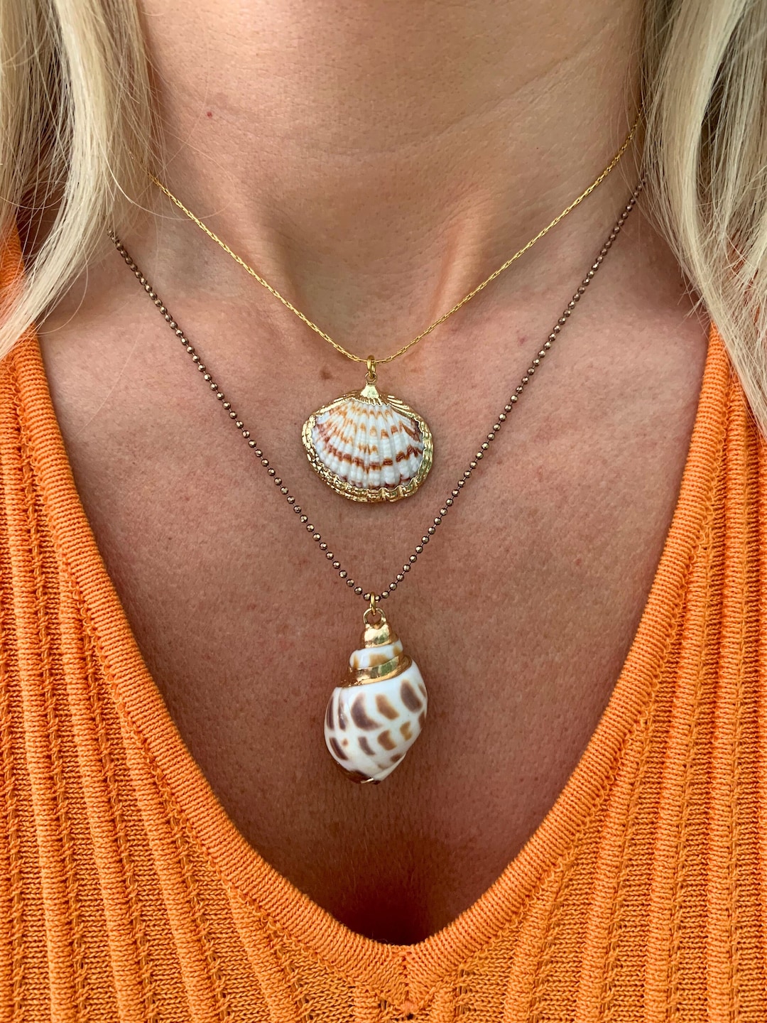 【Llife】VOLUTA SHELL NECKLACE Llife】 VOLUTA SHELL NECKLACE Llife VOLUTA SHELL NECKLACE Greek