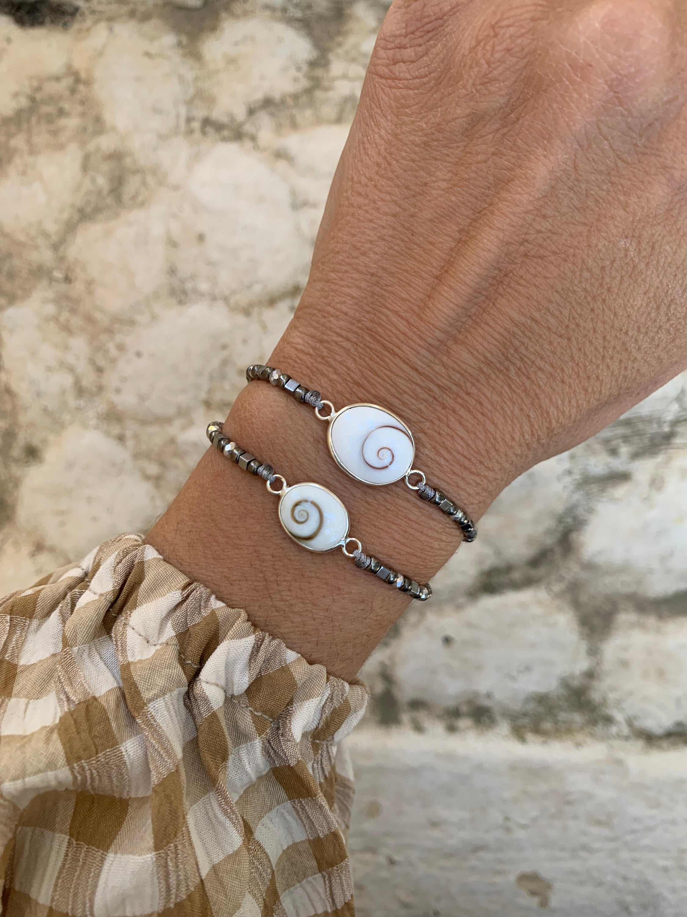 Silver fisherman shop bracelet