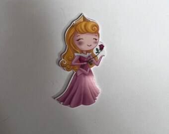 belle pink princess fair Planar Resin Charm/ Hair bow charm/ flat back/ embellishment/ scrapbooking/ hair accessory/ Cabochon/ disney charm