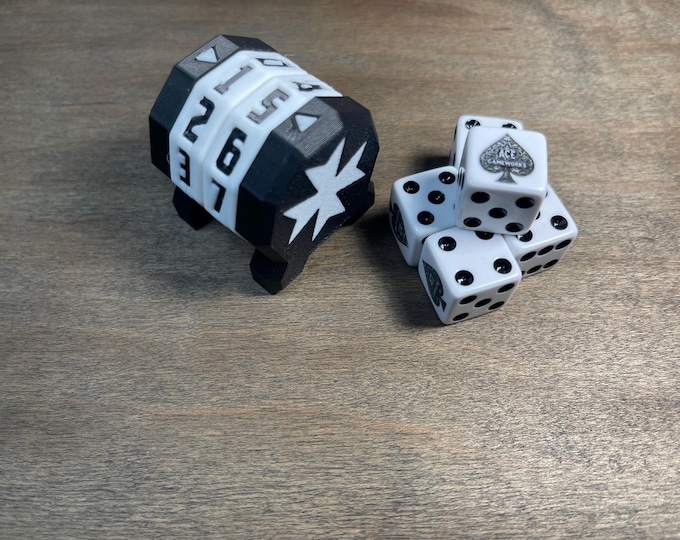 Life Counter Wound Tracker Wound Dial for use with Grimdark War Gaming