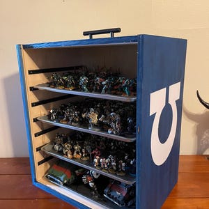 Miniature storage case miniature transport display case