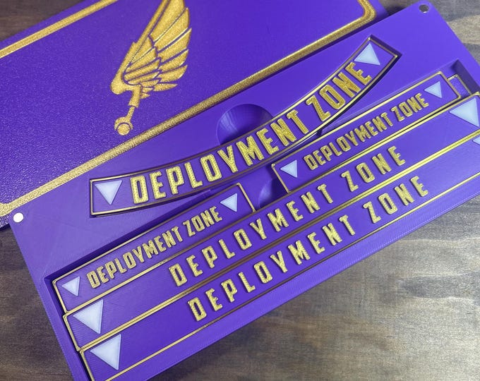 Featured listing image: Combat Gauge, Deployment Markers Custom Carry Case for Warhammer 40k, 40k, AOS, SW Legions