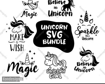 Download Free Unicorn Svg Bundle Etsy SVG Cut Files