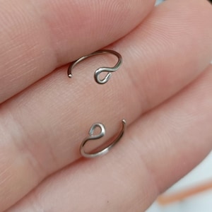 Faux nose ring Fake Piercing, faux nose ring , Nose Cuff , faux nose hoop ,Fake Nose Ring fake nostril ring Nose Jewelry no piercing needed