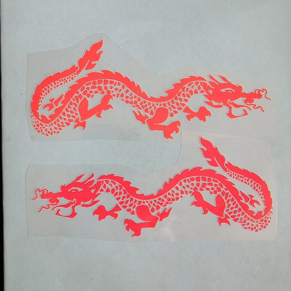 MASSIVE Coiled Chinese Dragon Iron-on Embroidered Dragon Patch Dragon  Embroidery Patch for Clothes, Jackets, Backpacks Dragon Patch AA42 