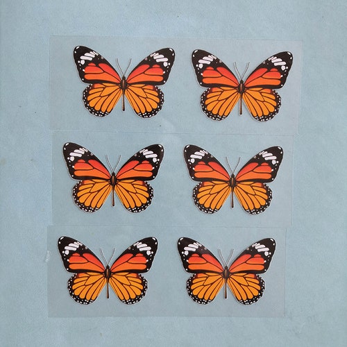 Various Sizes Iron on Butterfly Stickers for Custom Air Etsy