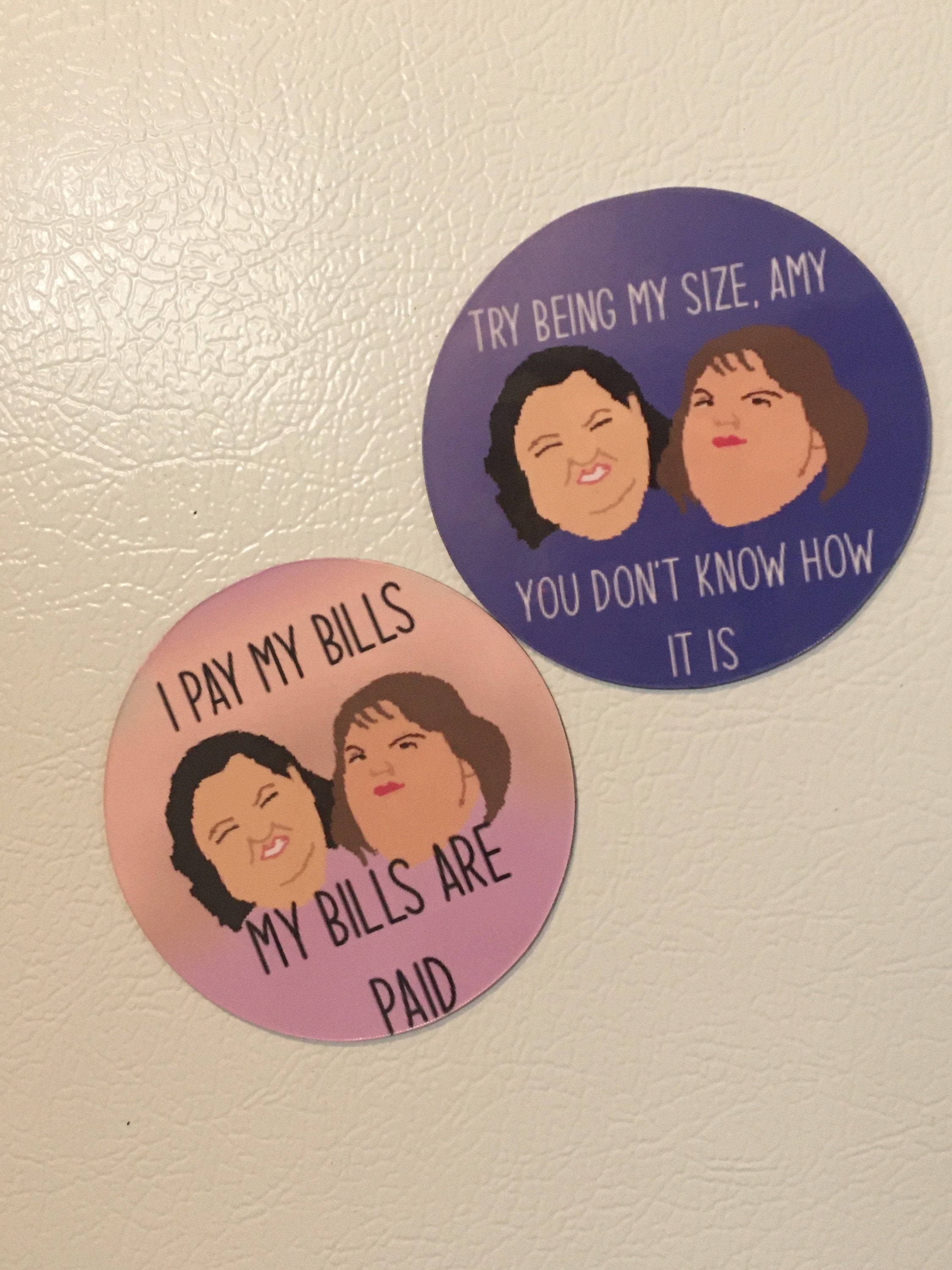 Try Being My Size Amy Stickers - Etsy