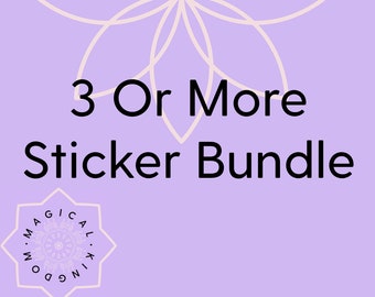 Sticker Bundle, Glossy Stickers, Matte Stickers, Sticker Deals, Disney Sticker, Discounted Stickers,