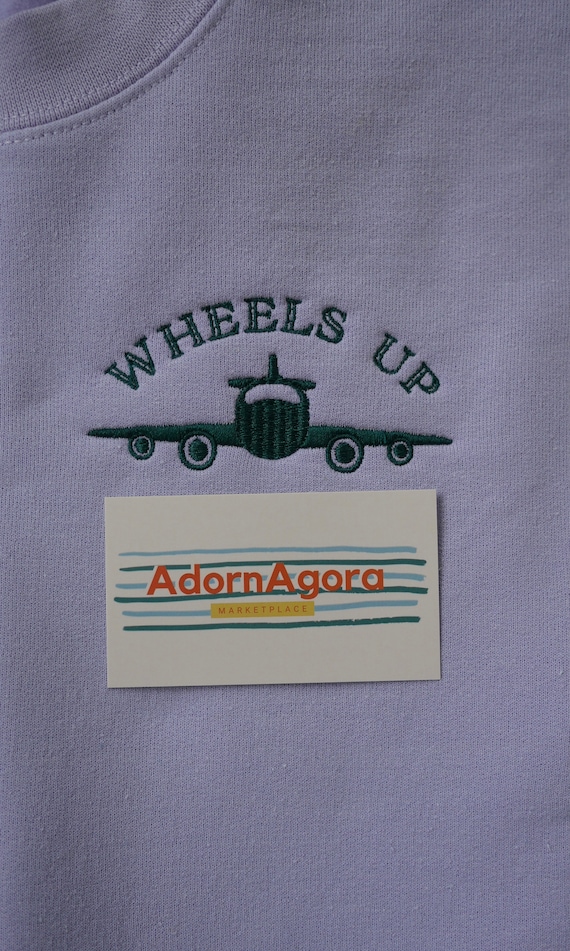Criminal Minds Wheels Up Machine Embroidered Sweatshirt