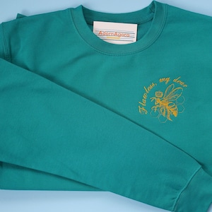 Bridgerton inspiriertes Maschinen gesticktes Sweatshirt mit dem Zitat &quot;&quot;Flawless, my kind&quot;&quot;.&quot;