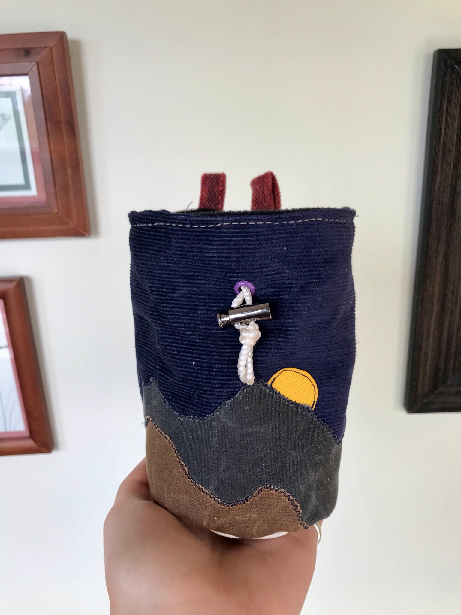 Sustainable Climbing Chalk Bag handmade chalk bags Etsy