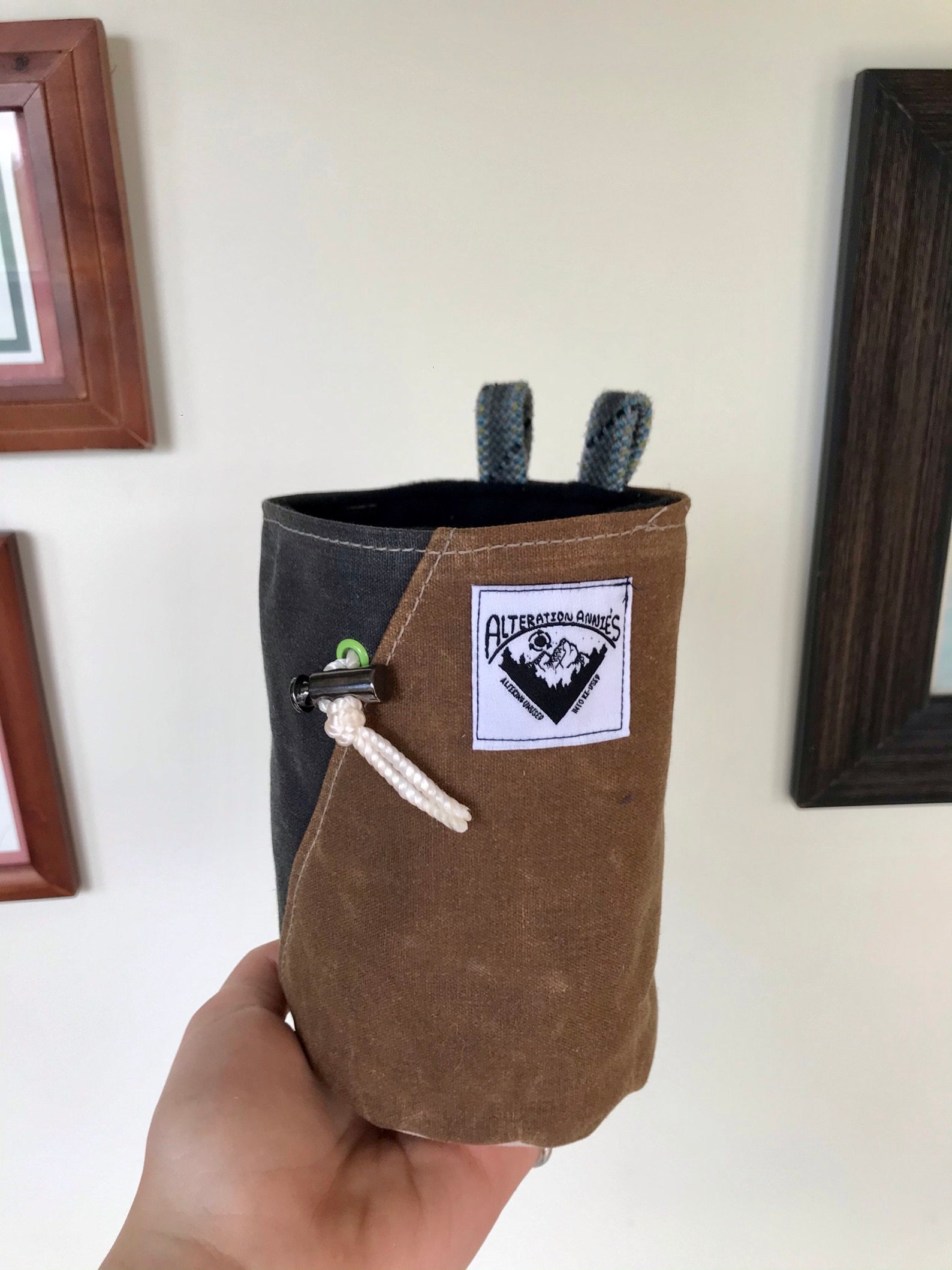 Sustainable Climbing Chalk Bag handmade chalk bags Etsy