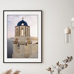 Photography Print Greece Fine Art Film Travel Photography Print Church in Oia Santorini Greece Travel Photograph Archival Print Wall Art