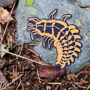 Sticker - Block Print Trilobite Beetle