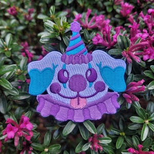 Iron-on Patch - Pastel Clown Puppy