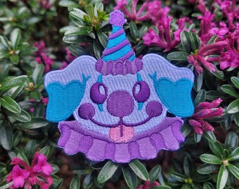 Iron-on Patch - Pastel Clown Puppy