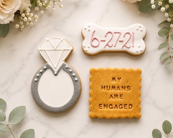 Engagement Dog Treats - 3 count PLUS bonus treat!