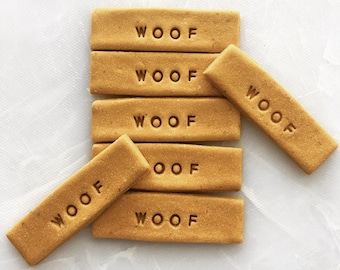 All Natural WOOF Dog Treats - 7 count PLUS bonus treat!