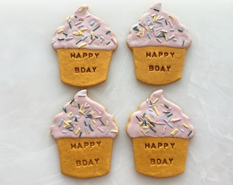 Happy Birthday Dog Treats - 4 count PLUS bonus treat!