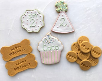 XL Dog Treat Birthday Pawty Set!! - Dog Treats Gourmet