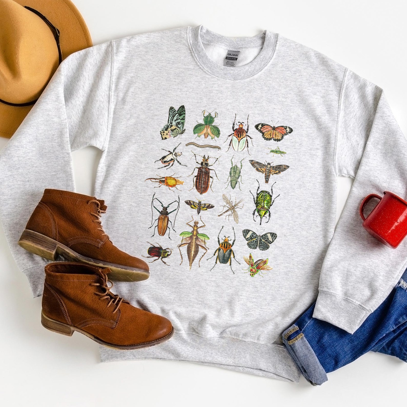 Entomology Sweatshirt Beetle Moth Butterfly Insect Sweatshirt | Etsy