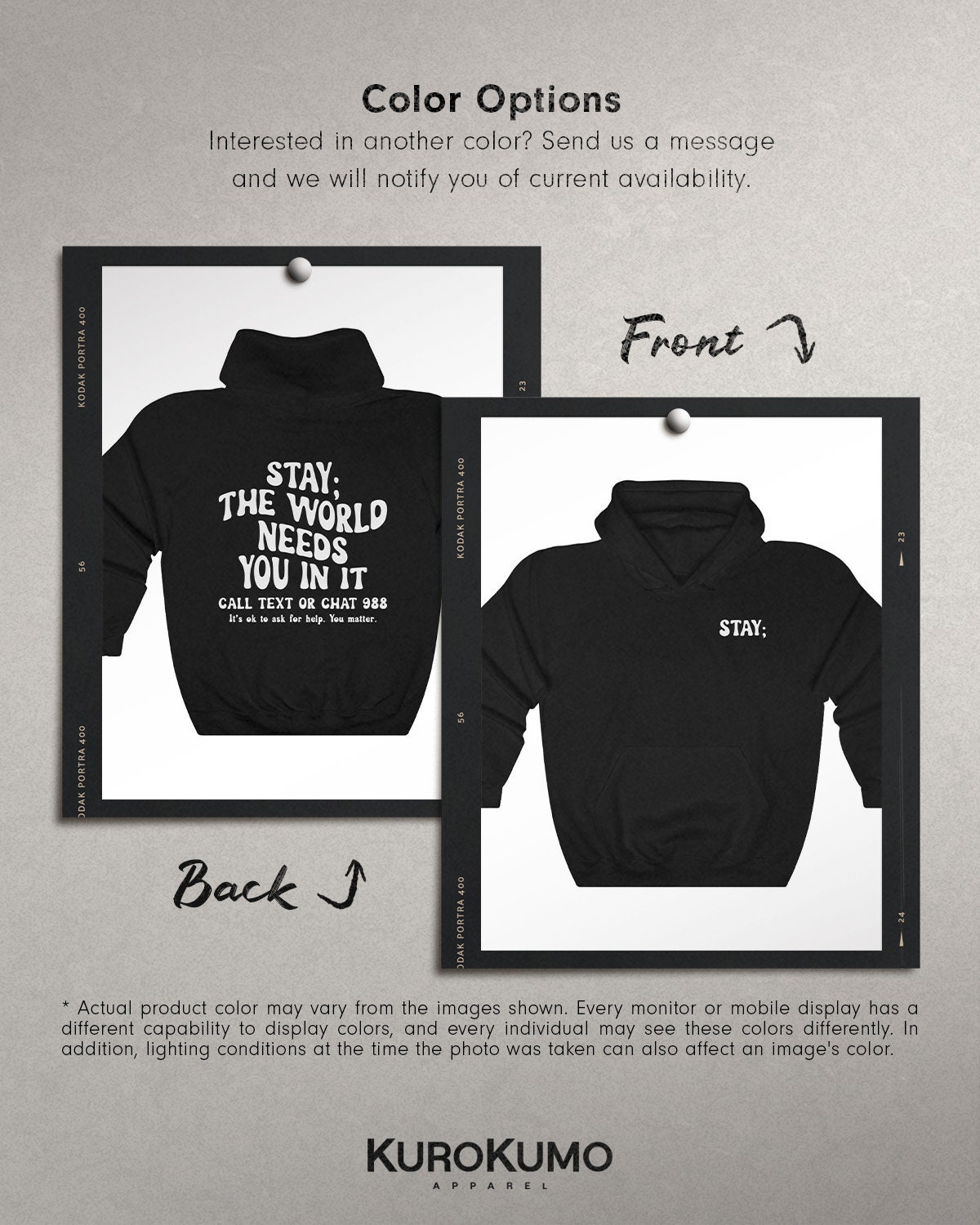 Kodak top 400 hoodie