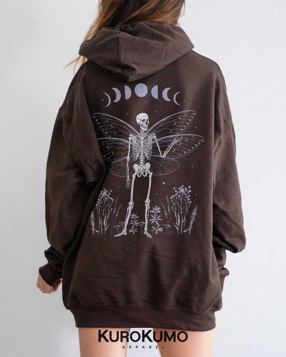 Y2K Hoodies Gothic Stars Jacket Fairy Grunge Pullover Sweatshirt