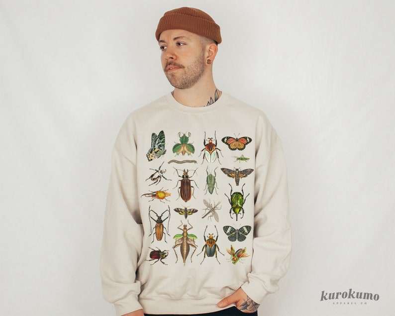 Entomology Sweatshirt Beetle Moth Butterfly Insect Sweatshirt - Etsy