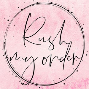 Need it sooner? Rush My Order! (Read Description!)