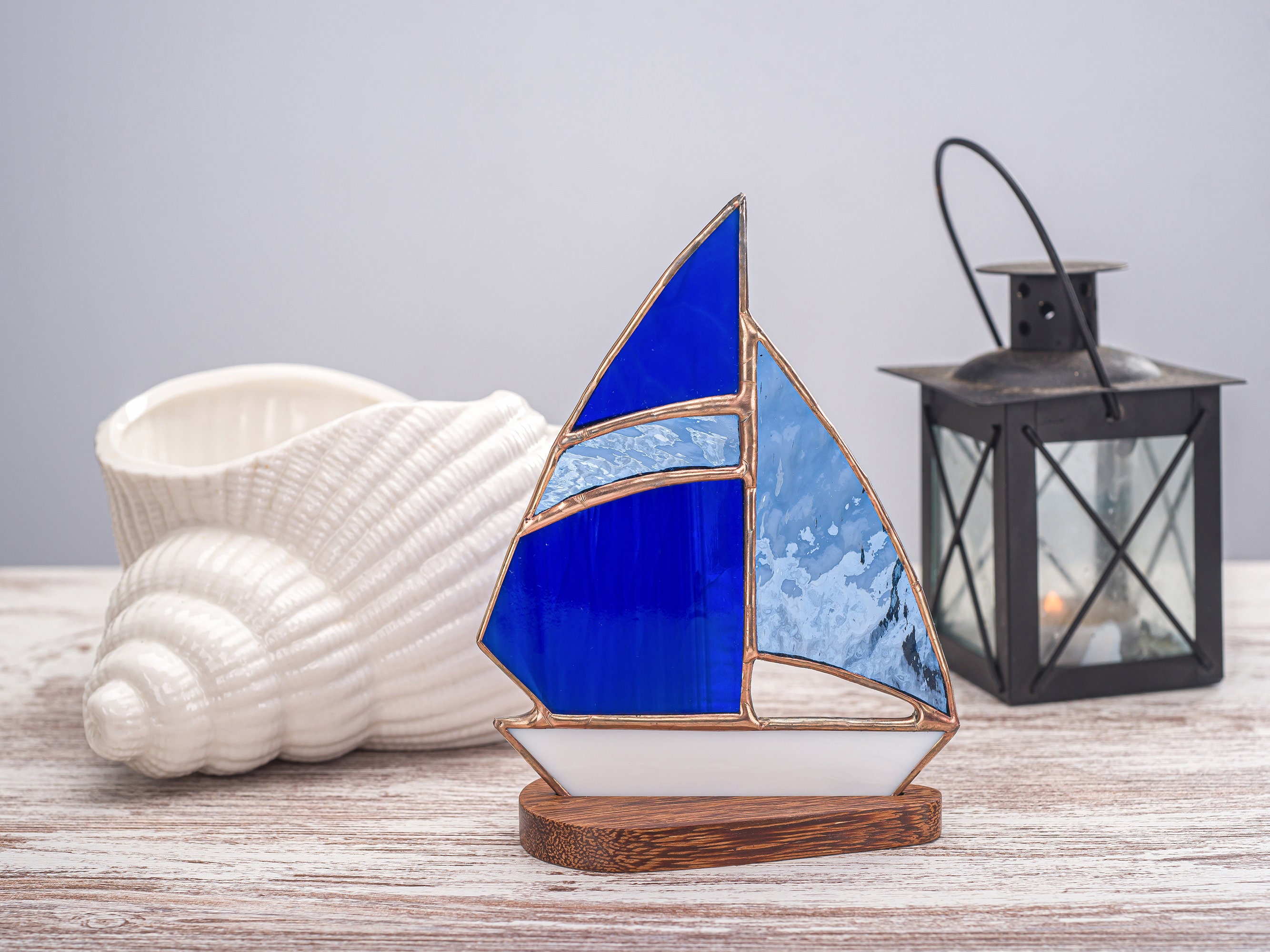 Sailboat Suncatcher Kit DIY Art Project Kid Craft Crafts for Adults Stained  Glass Sailboat Party Favors 