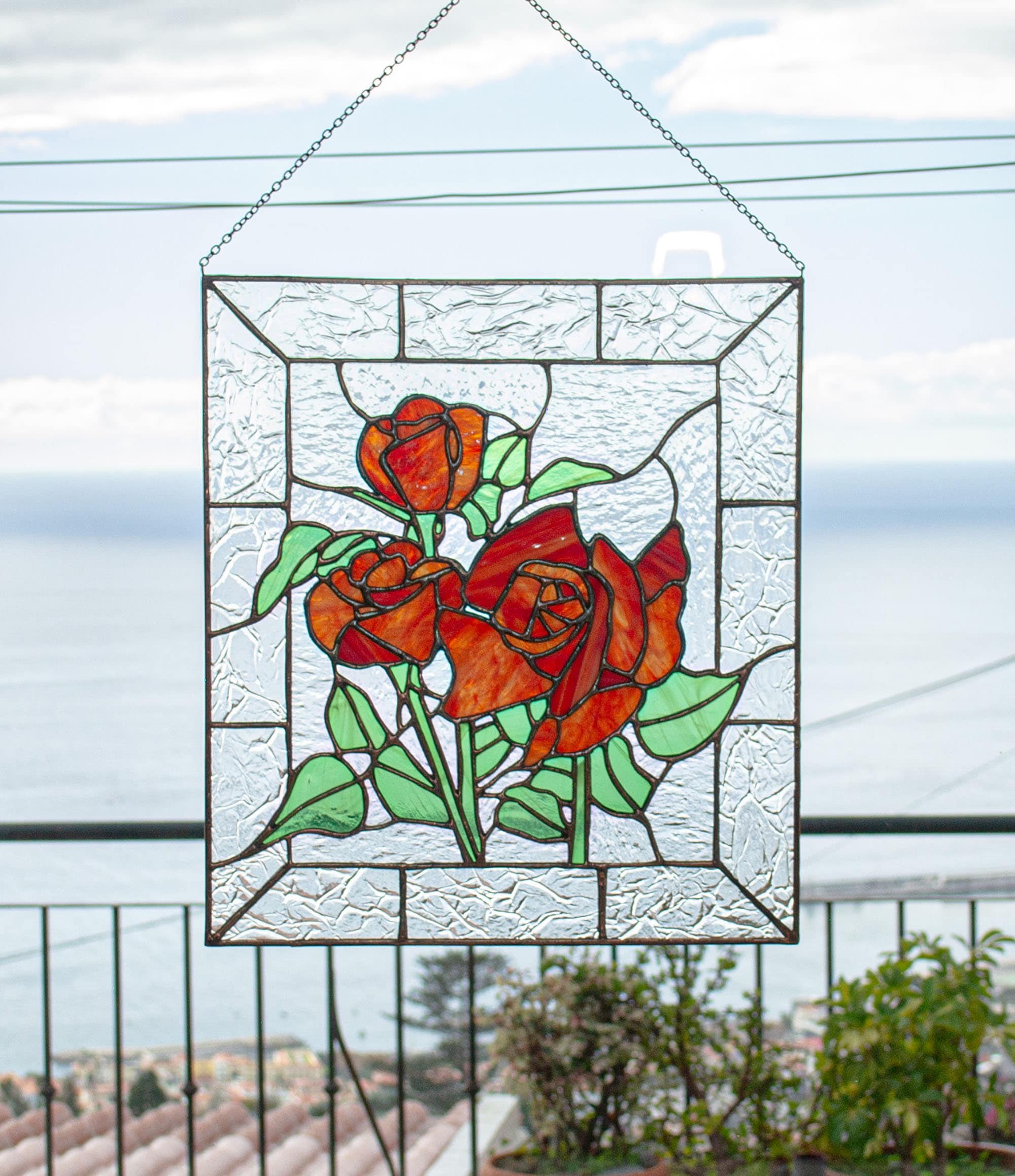 Rosy rose　装飾的な花模様の木製キャビネット Rosy rose 装飾的な花模様の木製キャビネット Rosy rose様専用 装飾的