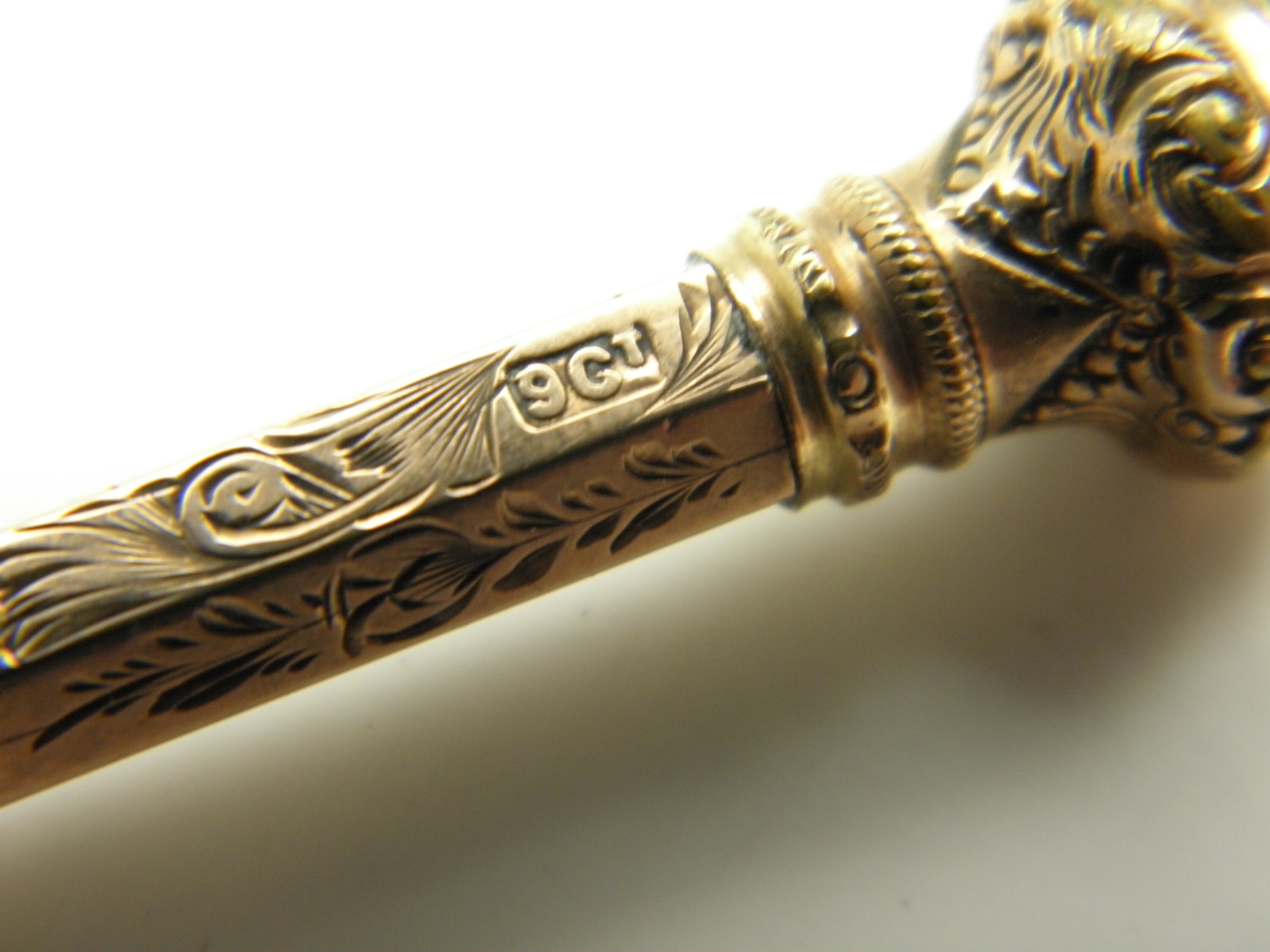 gold propelling pencil